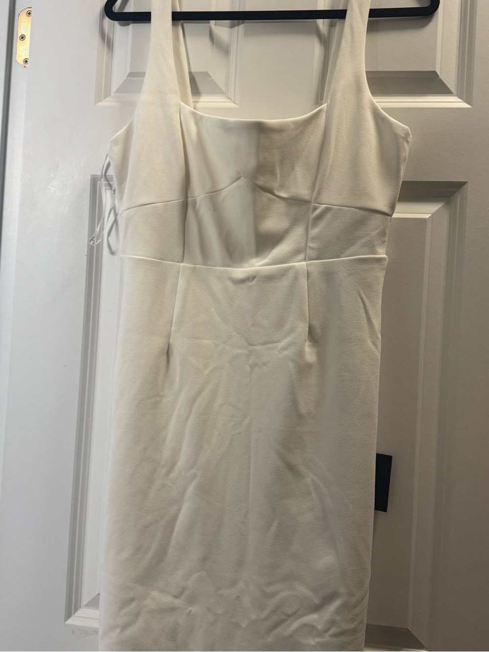 Lulu's white Square-Neck Midi Dress with Wide Straps - Picture 2 of 5